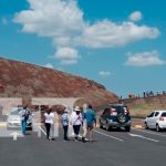 Familias disfrutan este 14 de febrero en el Parque Nacional Volcán Masaya familias