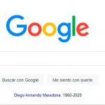 Google rinde tributo a Diego Maradona tecnologia