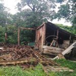 colapso de humilde vivienda