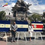 Ecuador celebra la independencia de Centroamérica con ofrenda floral nicaragua