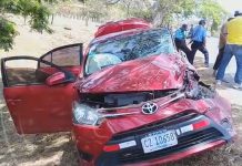 Cinco lesionados y daños materiales deja accidente en Nandaime accidente de transito