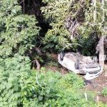 Vehículo se precipita en un guindo en el km 22 Carretera Sur nicaragua