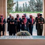 Aparecen en público el Rey y Príncipe de Jordania rey