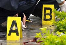 Desconocidos asesinan a seis personas en zona remota de Colombia escena del crimen