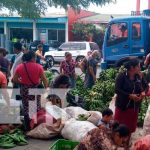 Mercadito campesino activado con productos frescos en Matiguás nicaragua
