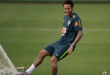 Neymar vuelve a entrenar con Brasil y regresó en helicóptero neymar
