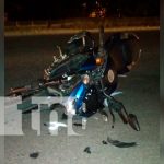Estelí: Motociclista en estado reservado al sufrir accidente de tránsito nicaragua