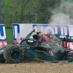 Se registra fuerte choque en el Gran Premio de Emilia Romaña de Fórmula 1 italia