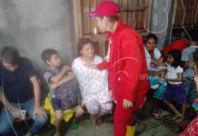 26 familias del barrio Santa Elena fueron evacuadas a un albergue temporal fuertes lluvias