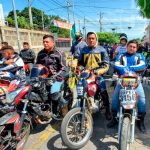 Ciudad Sandino celebró competencia de moto velocidad nicaragua