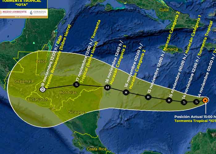 1_lfRiIDp/ INETER actualiza las condiciones a la Tormenta tropical
