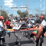 Motociclistas se llevan la peor parte tras ser accidentados en Managua nicaragua