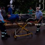 Motociclistas impactan y terminan en diferentes hospitales en Managua nicaragua