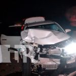 Tipitapa: Colisión entre vehículos deja a un joven lesionado nicaragua