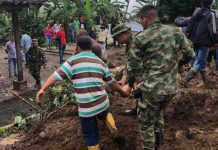Deslizamiento de tierra deja varios muertos en Cauca, Colombia colombia
