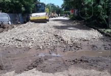 Alcaldía de Juigalpa, rehabilita calles del barrio Macadán nicaragua