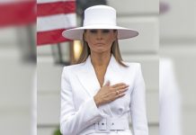 El polémico sombrero de Melania Trump ha revolucionado las redes estados unidos