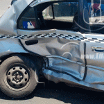 Mal giro vehicular provoca fuerte colisión en Linda Vista, Managua nicaragua