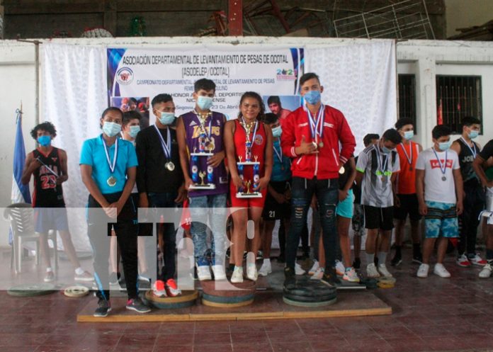 nicaragua, ocotal, ind, movimiento deportivo alexis arguello, alcaldia, campeonato de pesas,