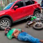 Motociclista fallece en el sector de El Establo, Managua policia nacional