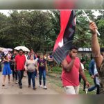 Familias de Jalapa piden justicia y reparación por las 198 víctimas del terrorismo golpista caminata a favor de la justicia