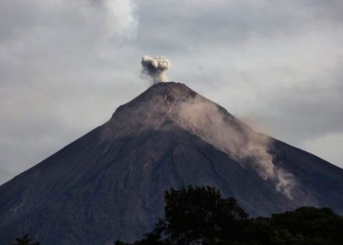 desprendimiento de lahar