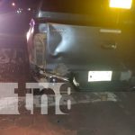 Motociclistas sufren accidente de tránsito por no guardar la distancia nicaragua