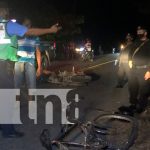 Accidente de tránsito deja tres lesionados en la Isla de Ometepe nicaragua