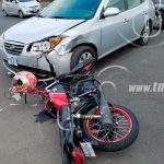 Accidente de tránsito deja un motociclista con lesiones accidente de transito