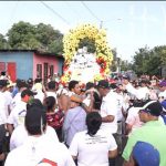 Imagen de Santo Domingo de Guzmán recorre barrios de Managua nicaragua