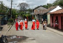 Los Tilines, una tradición religiosa única de Semana Santa en Altagracia isla de ometepe