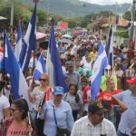 Centenares de segovianos participan en la caminata Todos Tenemos Derechos nicaragua