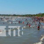 Veraneantes abarrotan playas del departamento de Rivas nicaragua