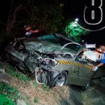 Fuerte accidente deja cinco lesionados en la Cuesta el Plomo nicaragua