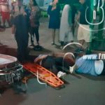 Pareja de motociclistas resultan lesionados tras colisión contra un auto nicaragua
