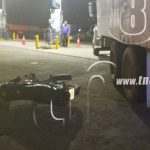 Motociclista resultó lesionado tras impactar con un camión en Juigalpa nicaragua