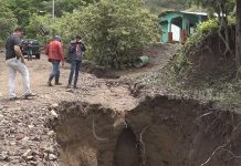 Rivas: Producto de las lluvias calle resulta severamente dañada nicaragua