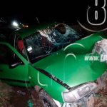 Tipitapa: Dos personas lesionadas tras fuerte accidente de tránsito nicaragua