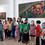 INC realizó exposición de talentoso joven pintor Manuel Wong nicaragua