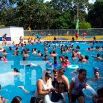 Familias nicaragüenses disfrutan fin de semana en balnearios capitalinos nicaragua