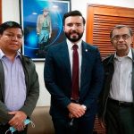 Embajador de El Salvador visita al Director General de Ingresos nicaragua