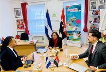 Consejero diplomático para inversiones en Reino Unidos visita embajada nicaragua