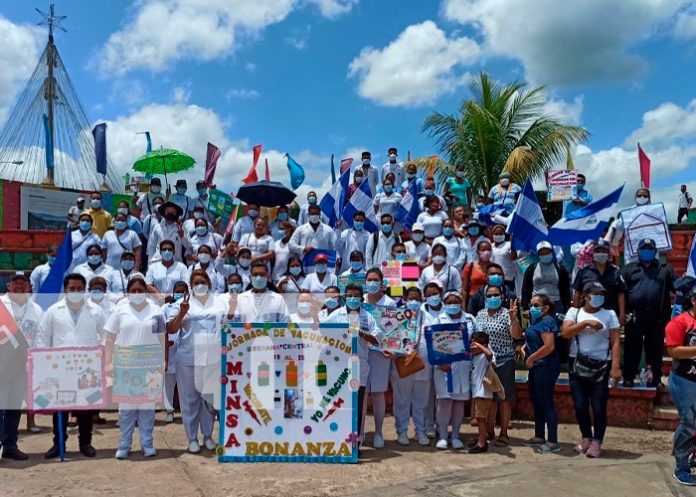 nicaragua, triangulo minero, vacunación, mulukuku,