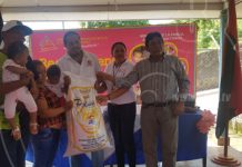 Familias de Chontales son beneficiadas con paquetes alimenticios nicaragua