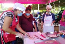 Protagonistas preparar diferentes platillos derivados del pescado nicaragua