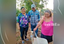 Autoridades de Villa El Carmen inauguran mini acueducto de bombeo eléctrico nicaragua