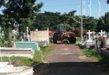 Continúa jornada de limpieza en el Cementerio General de Managua nicaragua