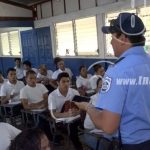Estudiantes de Pochocuape reciben charlas por la Policía Nacional nicaragua