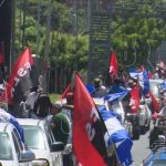 Gigantesca caravana en Managua por la vida, la justicia y la paz caravana por la justicia y la paz