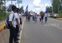 Mejores alumnos de Juigalpa recibieron la Antorcha de la Libertad nicaragua